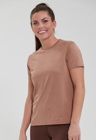 ENDURANCE Koszulka funkcyjna 'Maje' w kolorze brązowy: przód