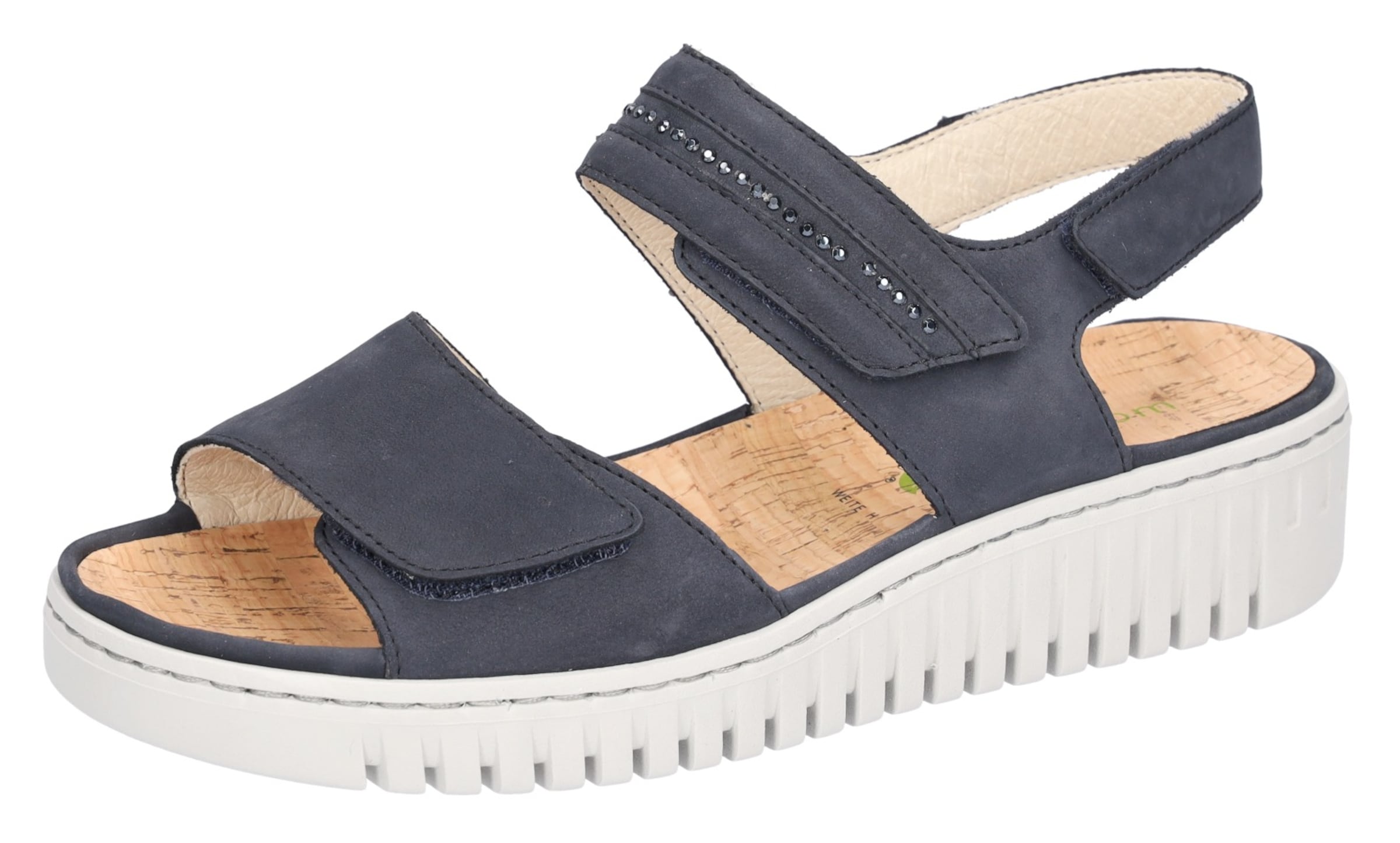 WALDLÄUFER Sandale in Blau: Vorderseite