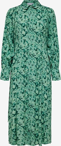 SELECTED FEMME Košilové šaty 'Walda' – zelená: přední strana