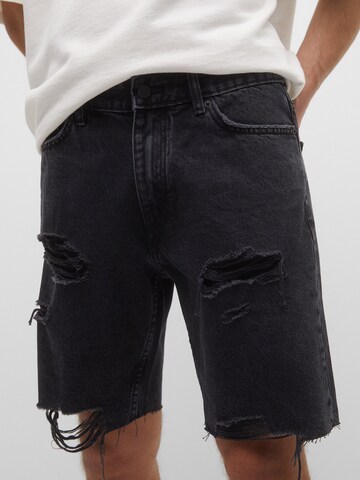 Pull&Bear regular Jeans i sort