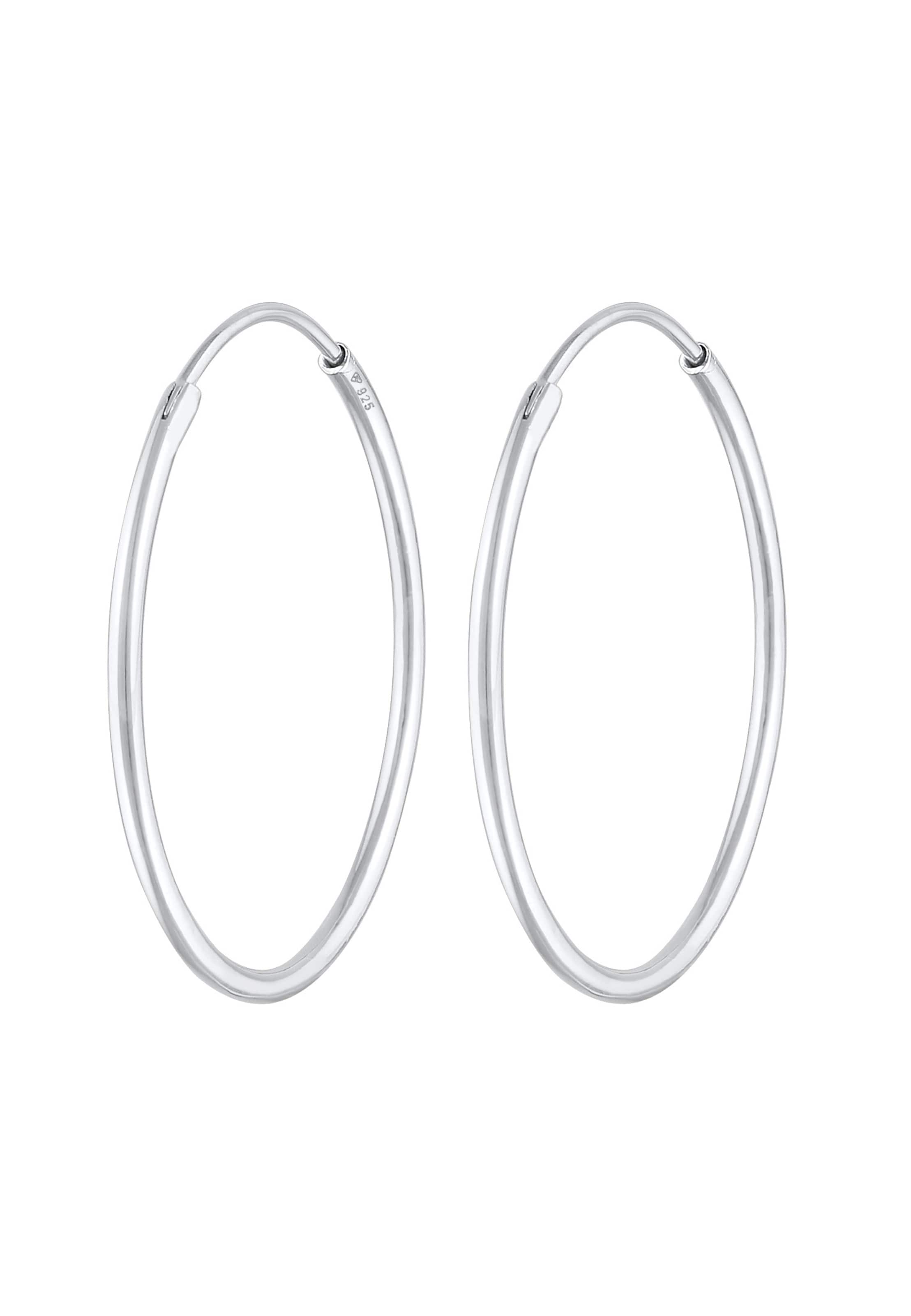 ELLI Oorbellen in Zilver: voorkant