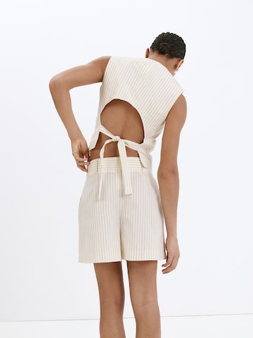MANGO Regular Shorts 'MICHY' in Beige