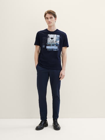 TOM TAILOR T-Shirt in Blau