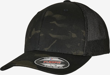 Casquette Flexfit en noir : devant