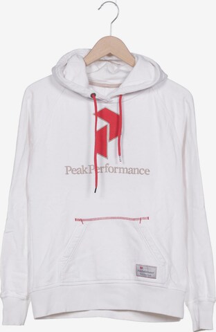 PEAK PERFORMANCE Kapuzenpullover M in Weiß: predná strana