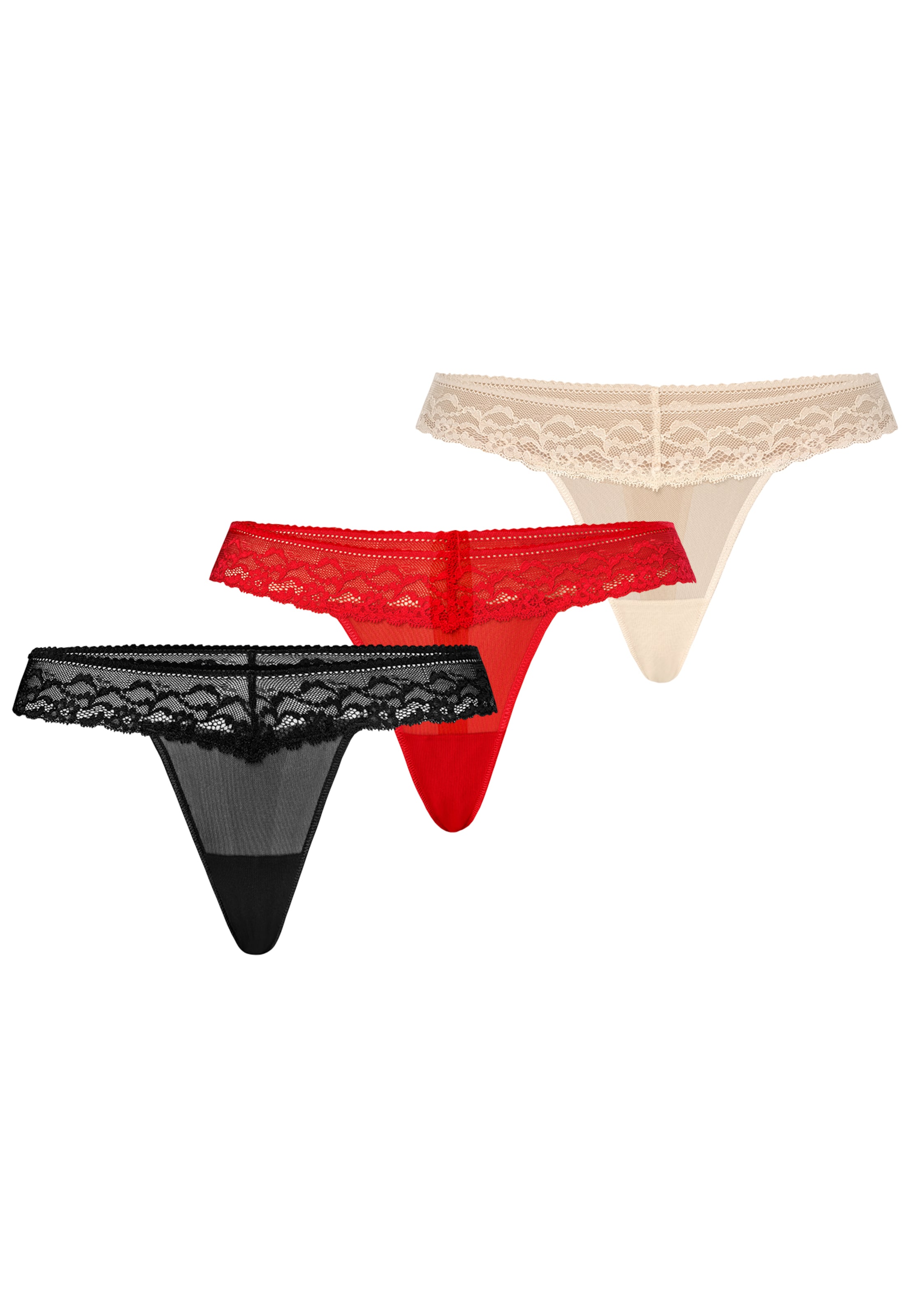 bēšs TEYLI Stringu biksītes 'Leo': no priekšpuses