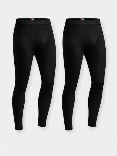 berrak Sous-vêtements longs 'Herren' en noir, Vue avec produit