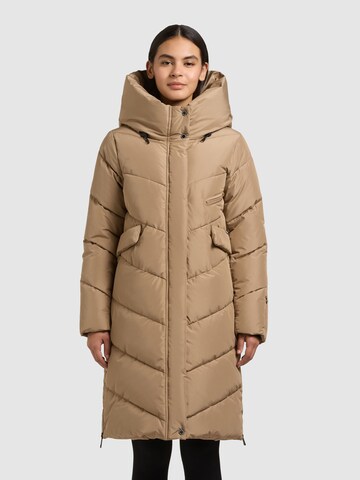 khujo Winter coat 'Sunne' in Brown: front