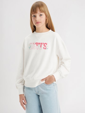 LEVI'S ® Μπλούζα φούτερ σε λευκό: μπροστά