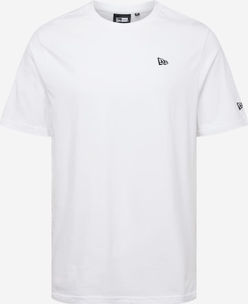 NEW ERA Μπλουζάκι 'ESSENTLS' σε λευκό: μπροστά