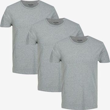 JACK & JONES Shirt 'Corp' in Grey: front