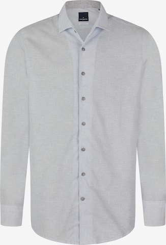 Coupe regular Chemise 'Tension' HECHTER PARIS en bleu : devant