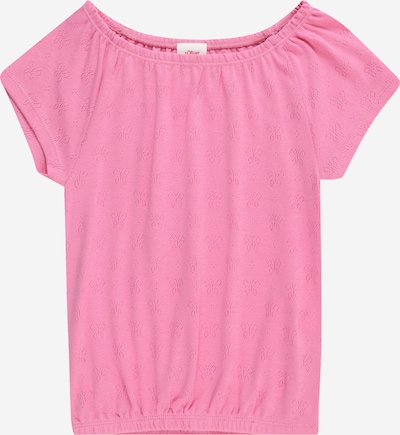 s.Oliver T-Shirt en rose foncé, Vue avec produit