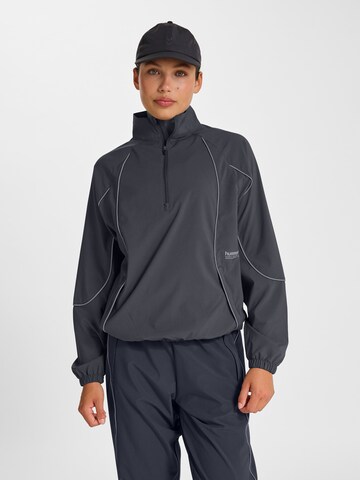 Hummel Sportjas 'Pulse' in Grijs: voorkant