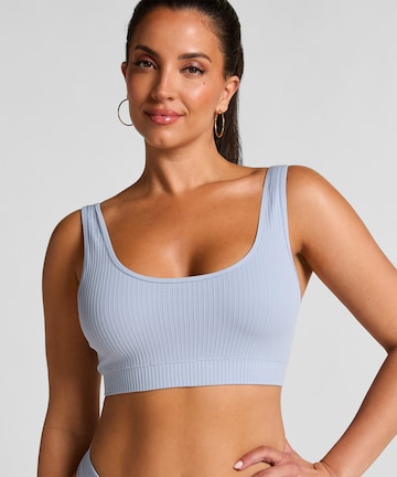 Hunkemöller Triangel BH in Blauw: voorkant