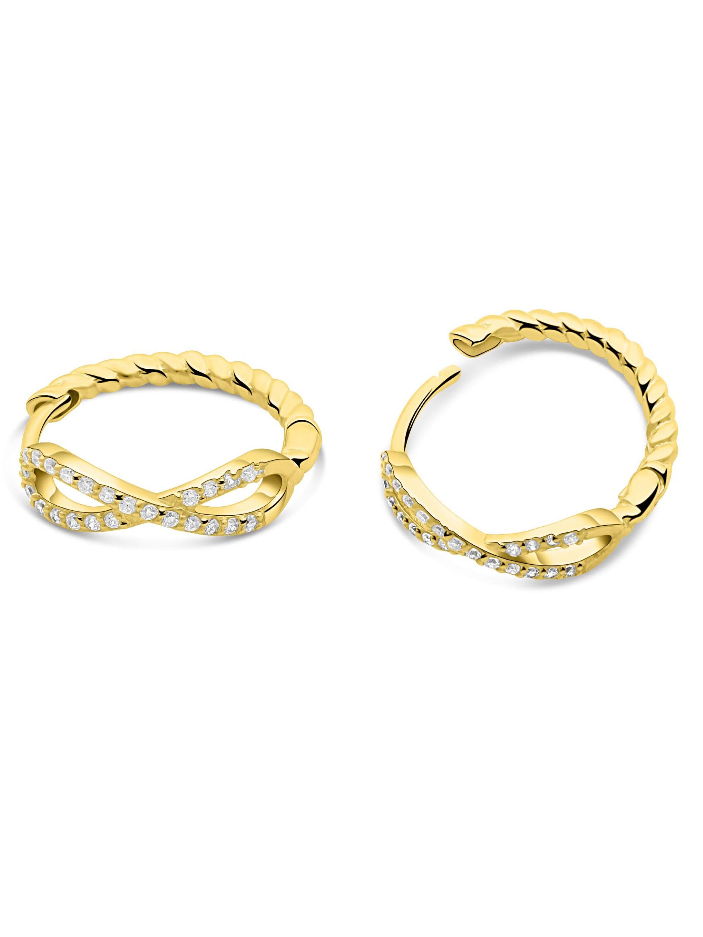 Tony Fein Ohrringe 'Schleife'‌‌ in Gold