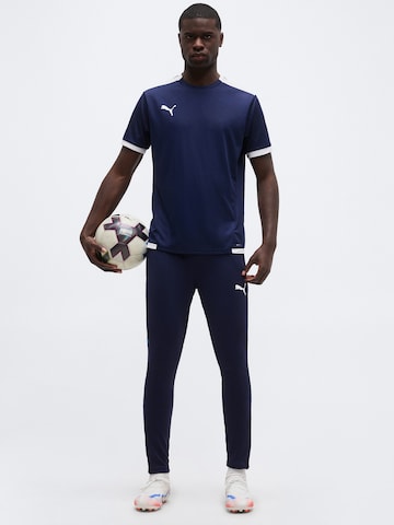 Coupe slim Pantalon de sport 'TeamLIGA26' PUMA en bleu