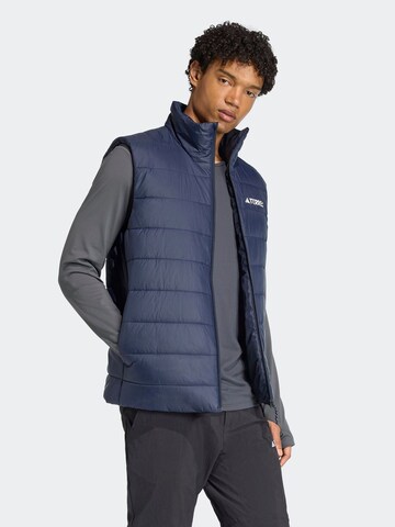 Gilet de sport 'Ess' ADIDAS TERREX en bleu : devant