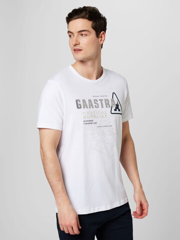 Gaastra T-shirt 'West' i vit: framsida