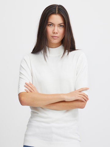 ICHI - Pullover 'MAFA' em branco: frente