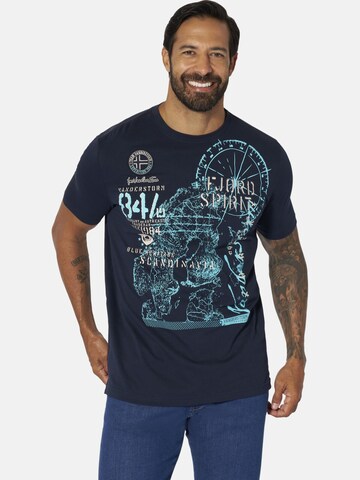 Jan Vanderstorm Shirt 'Dominik' in Blue: front