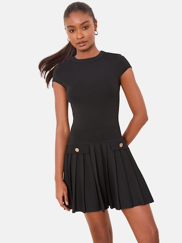 juoda Lipsy Megzta suknelė: priekis