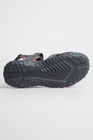 CAMP DAVID Hiking Sandals in Grey