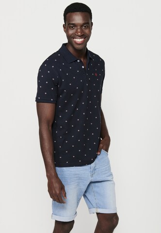 KOROSHI Shirt in Blauw