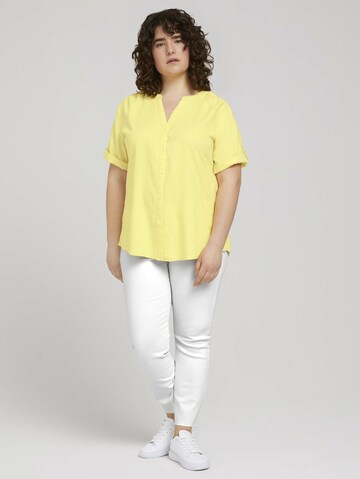 Tom Tailor Women + Blouse in Yellow
