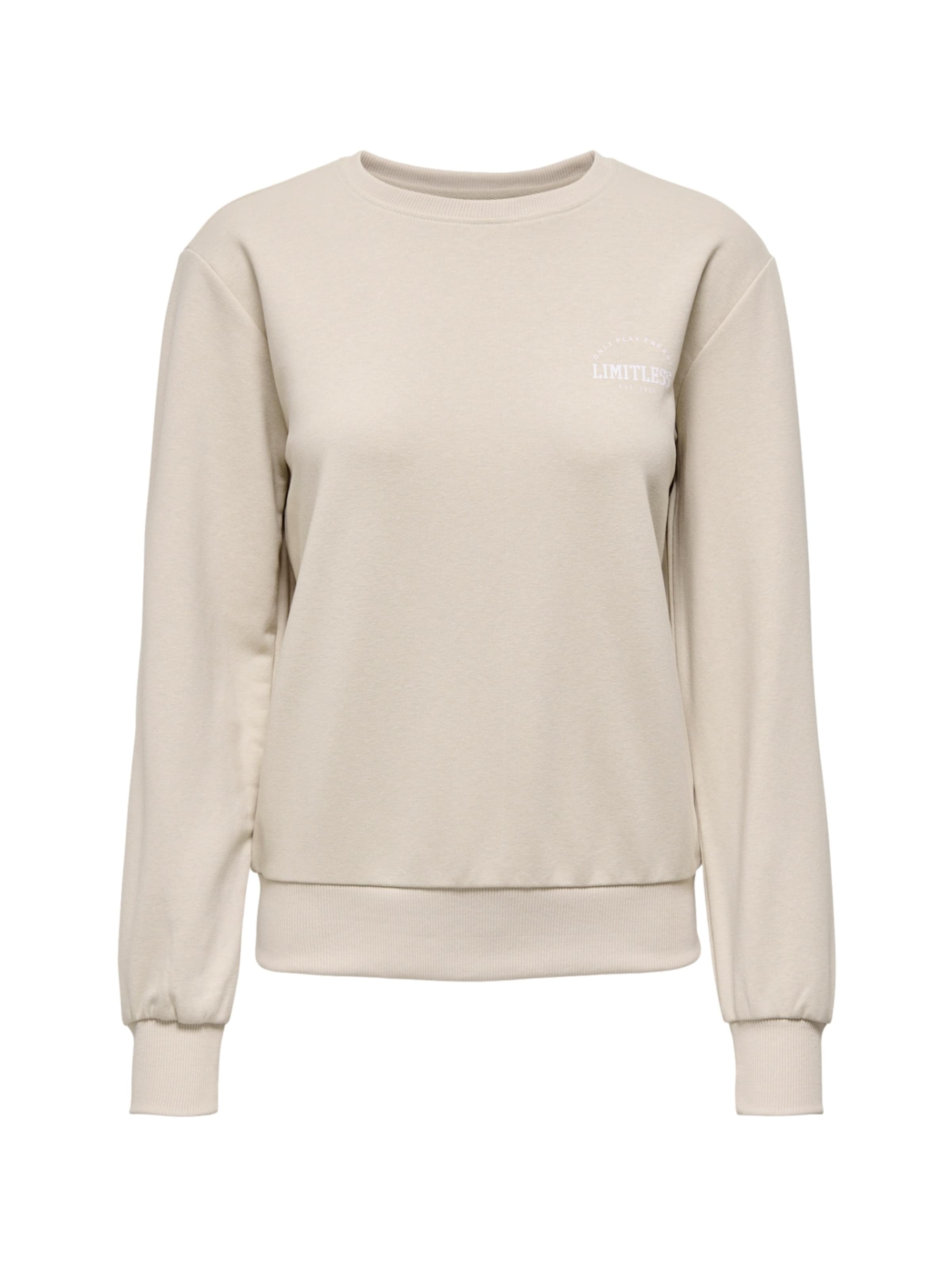 ONLY PLAY Sweatshirt 'Cava Life' in Beige: voorkant
