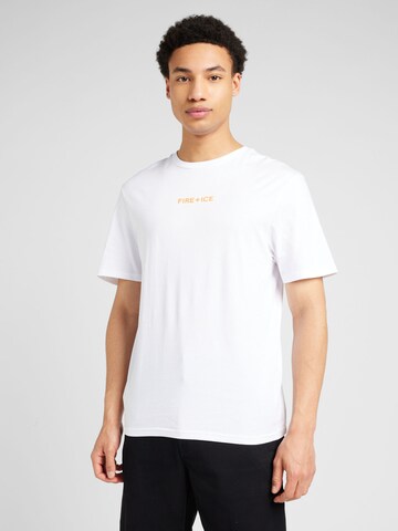 Bogner Fire + Ice T-shirt 'MICK3' i vit: framsida