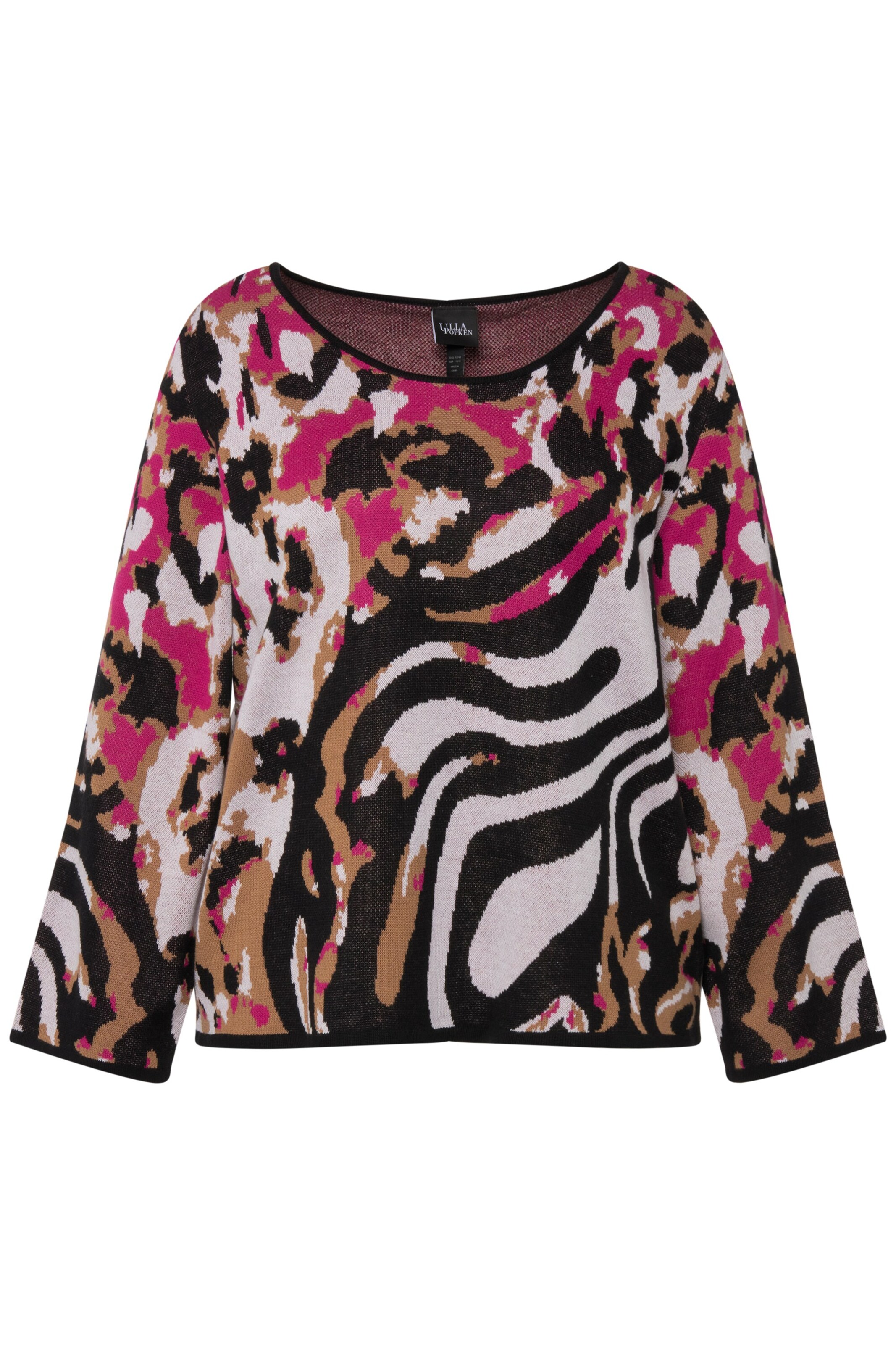 Ulla Popken Trui in Gemengde kleuren: voorkant