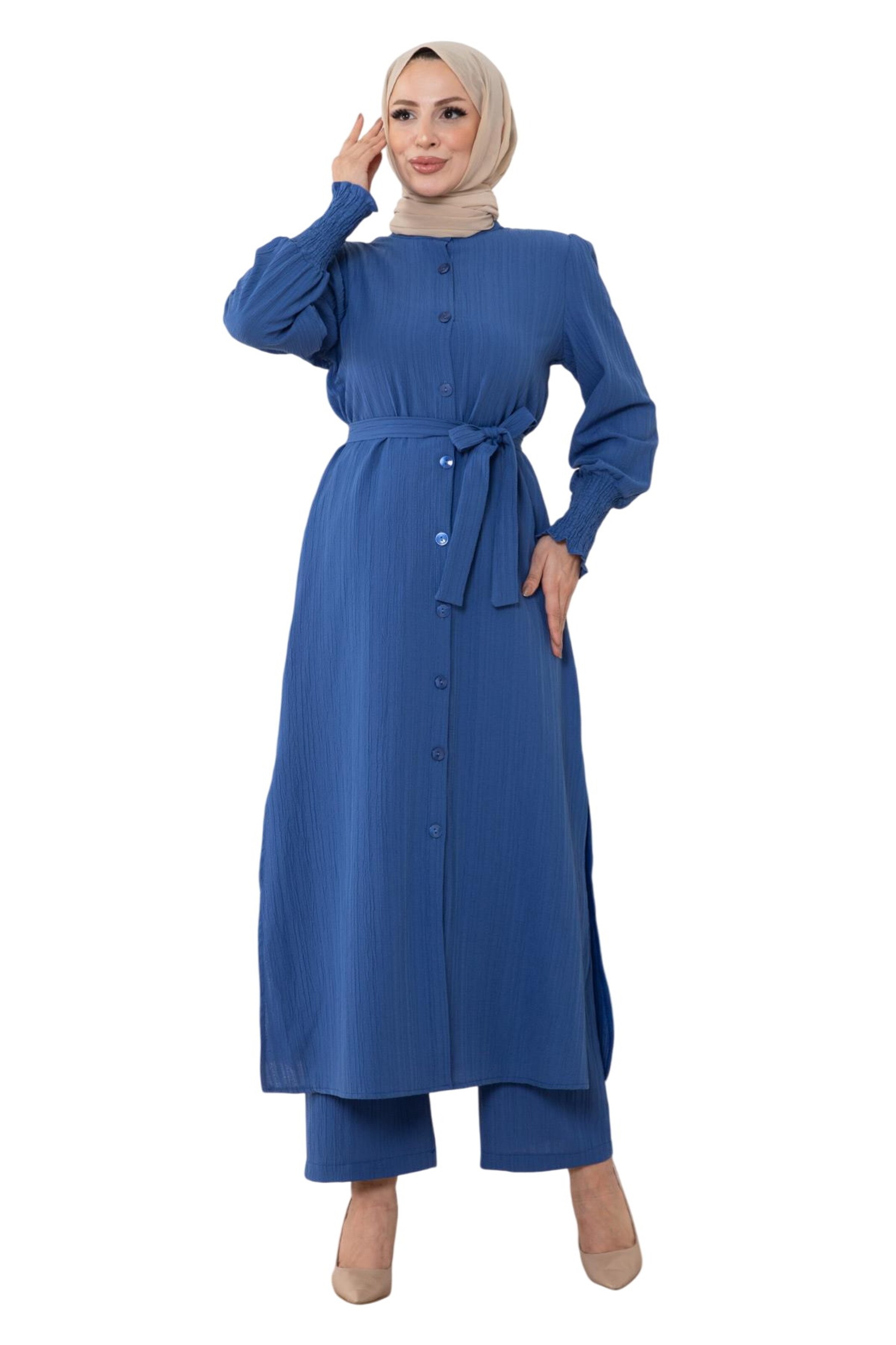 MODAMIHRAM Hosenanzug in Blau: Vorderseite