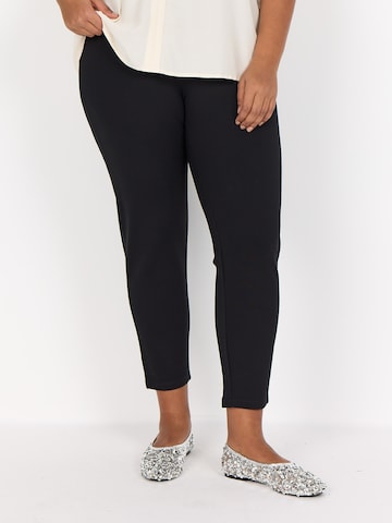 Wasabi Concept Slimfit Broek 'Graham' in Zwart: voorkant