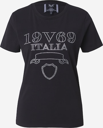 Maglietta 'Bella' di 19V69 ITALIA in nero: frontale
