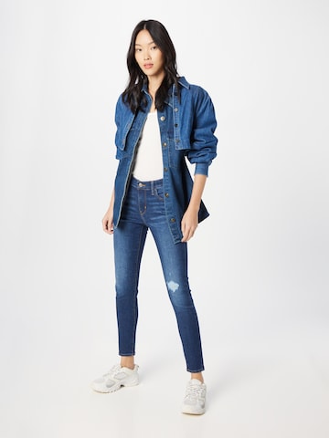 LEVI'S ® Skinny Jeans '710 Super Skinny' i blå