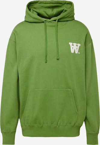 WOOD WOOD Sweatshirt 'Cass' in Green: front