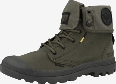 Palladium Boots 'Pampa Baggy Supply ' en vert foncé, Vue avec produit