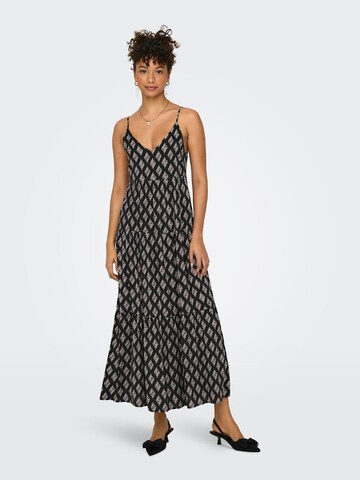 ONLY - Vestido de verão 'NOVA' em preto