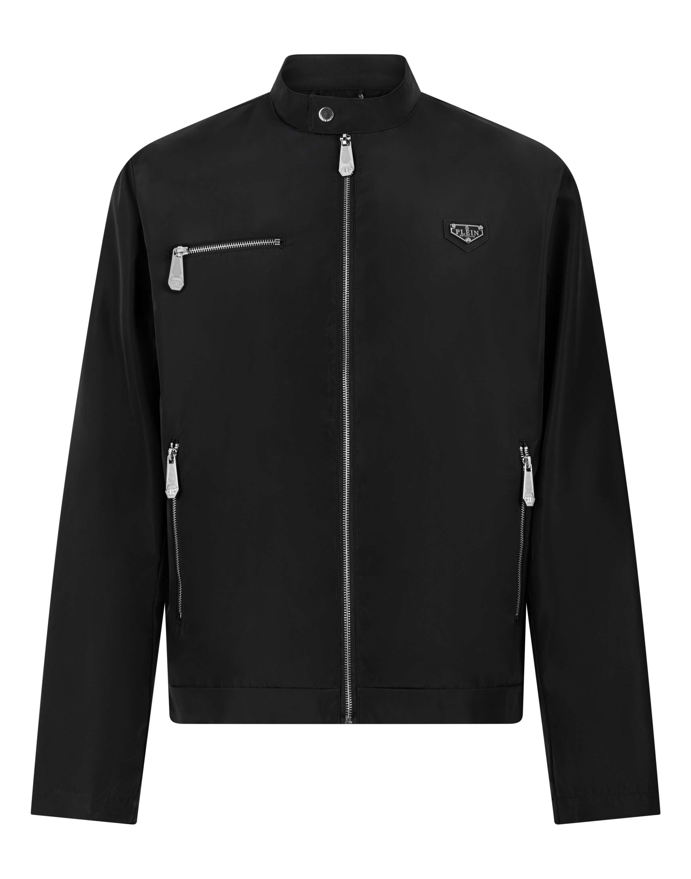 Giacca di mezza stagione di Philipp Plein in nero: frontale