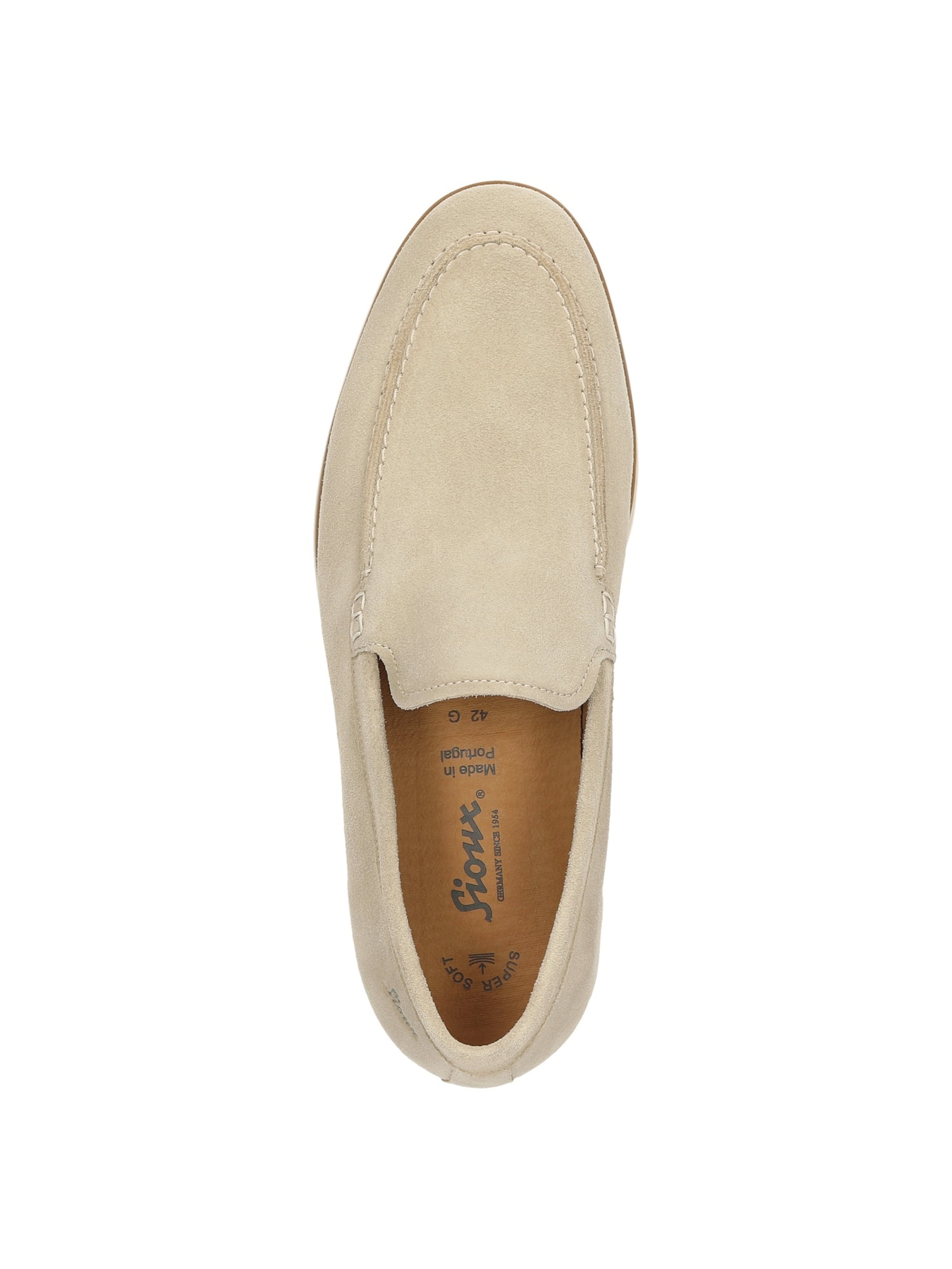 SIOUX Classic Flats in Beige