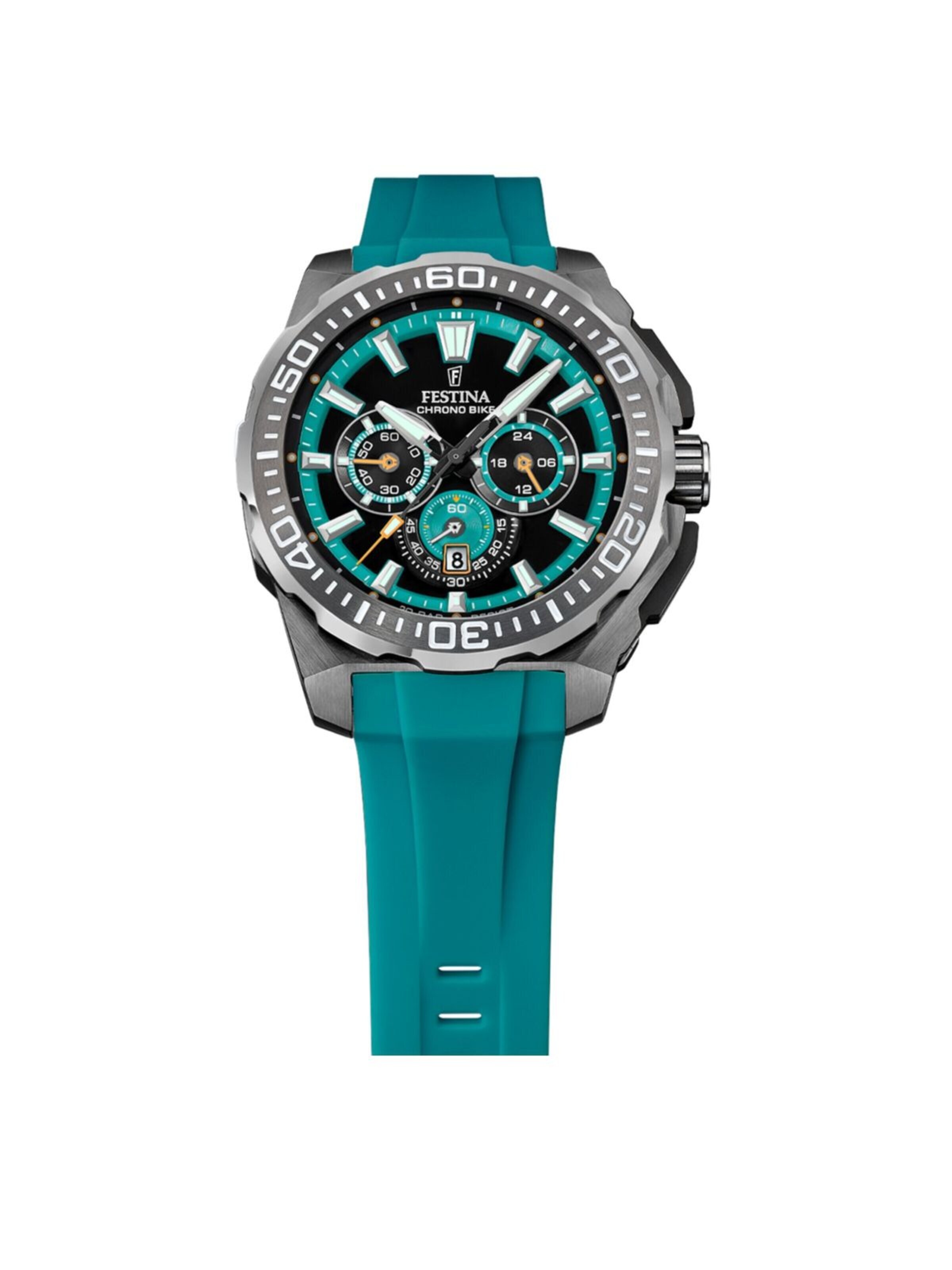 Montre à affichage analogique 'Chrono Bike' FESTINA en bleu