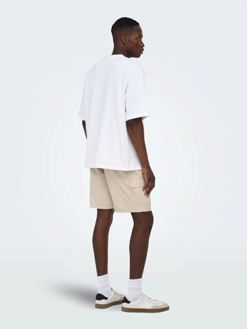 Only & Sons Regular Cargo Pants 'ONSKAL' in Grey