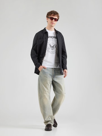 Jack & Jones Premium Μπλουζάκι 'JPRBLURAMONES' σε λευκό