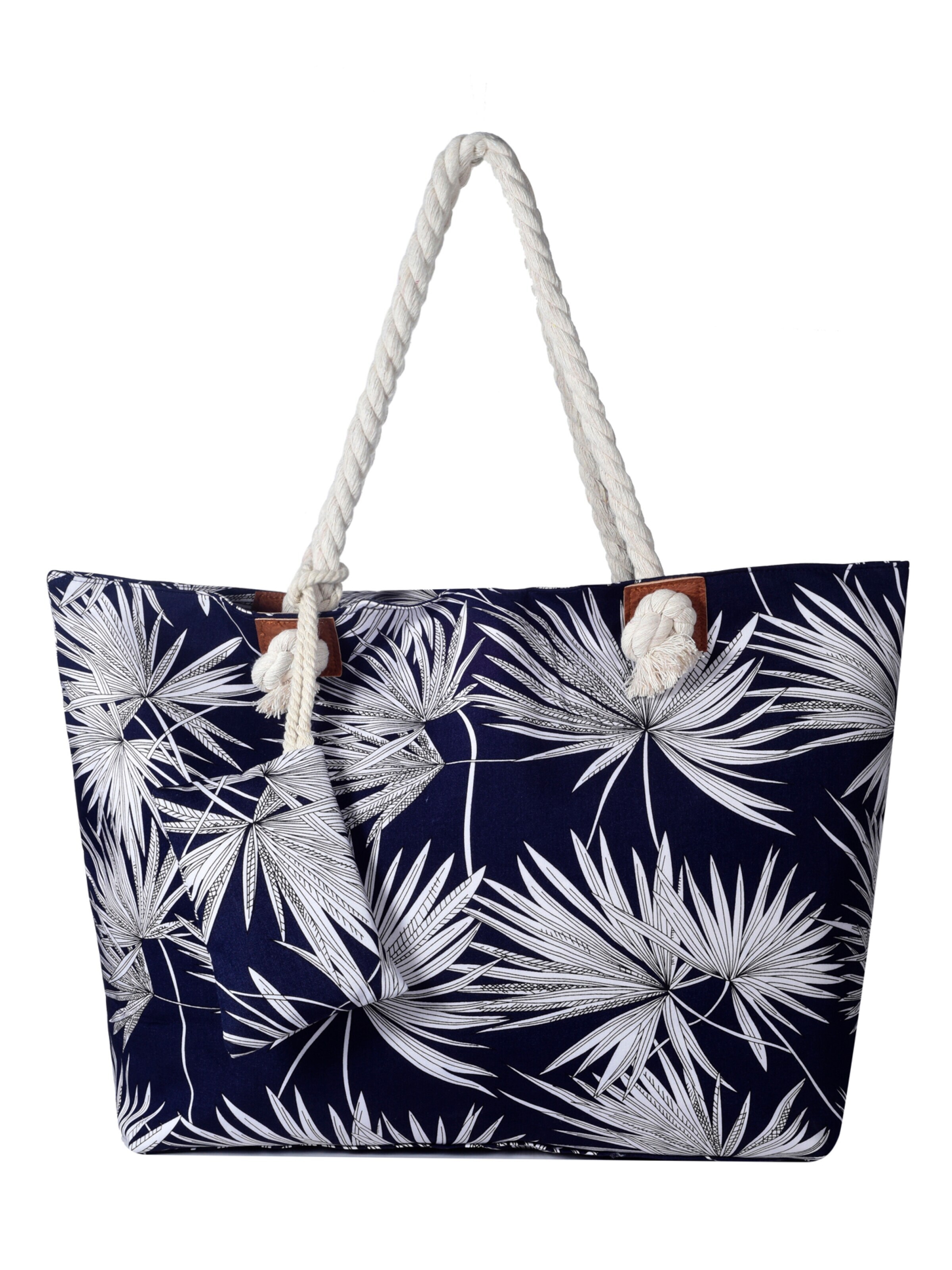 DonDon Beach Bag in Blue: front