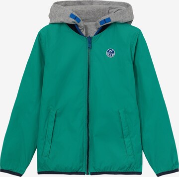 Veste mi-saison North Sails en vert : devant