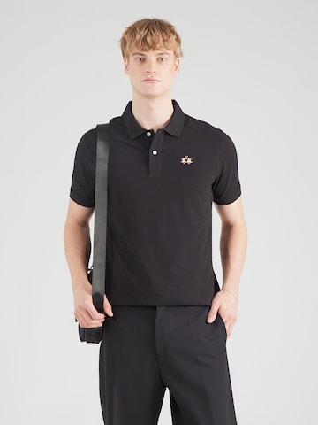 Maglietta di La Martina in nero: frontale