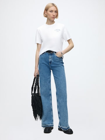 Calvin Klein Jeans Μπλουζάκι σε λευκό