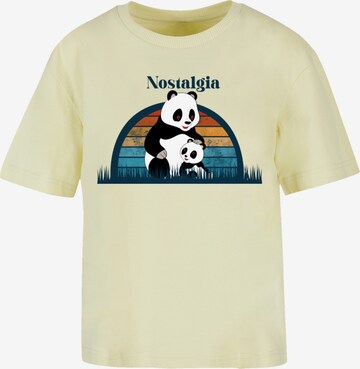 F4NT4STIC Shirt 'Tao Tao Nostalgia Heroes of Childhood' in Yellow: front