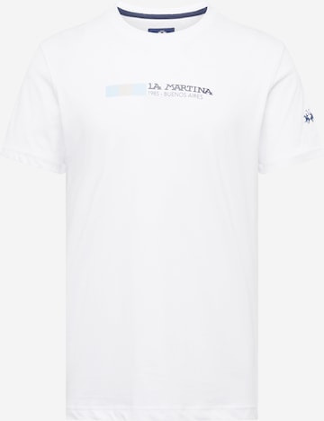 T-Shirt La Martina en blanc : devant